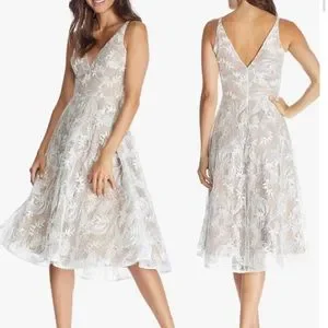 Dress the Population | Dresses | Dress The Population Elisa Lace Fit Flare  Dress Size Large 10 | Poshmark